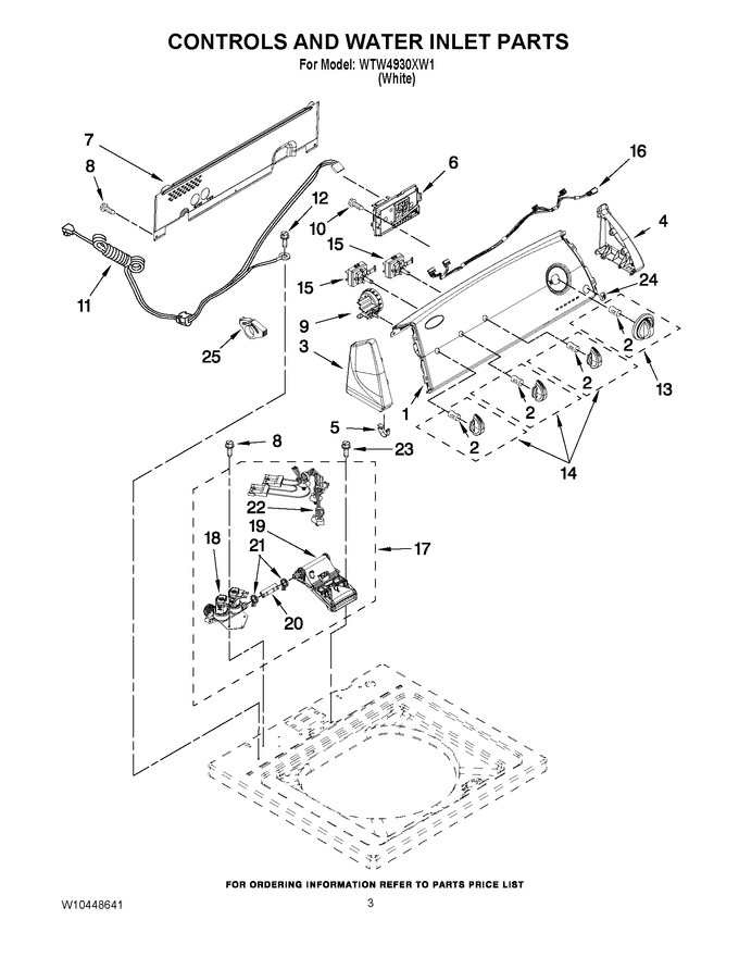Diagram for WTW4930XW1
