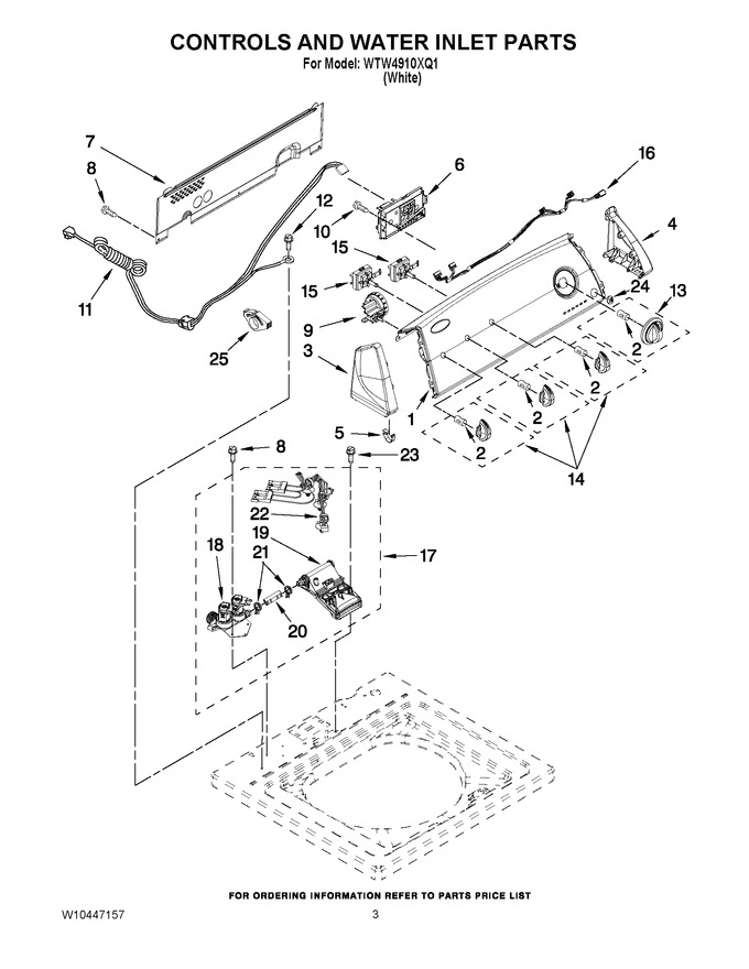 Diagram for WTW4910XQ1