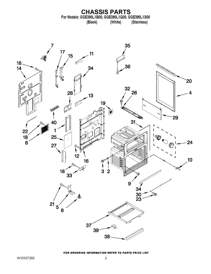 Diagram for GGE390LXB00