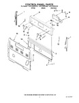Diagram for 02 - Control Panel Parts