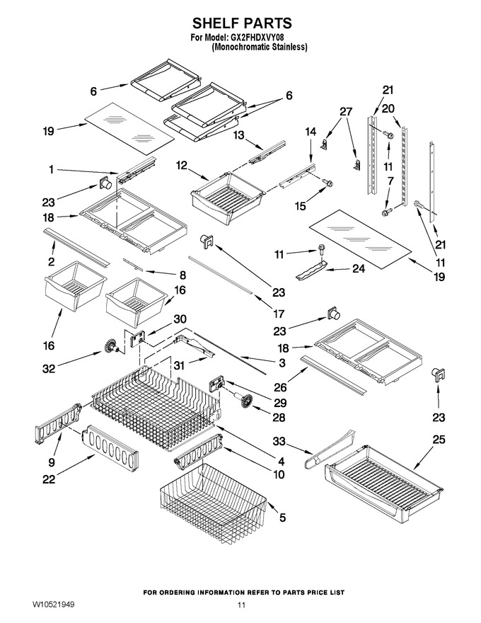 Diagram for GX2FHDXVY08