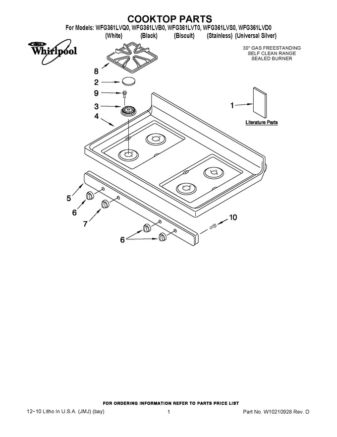 Diagram for WFG361LVT0