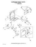 Diagram for 08 - Dispenser Front Parts
