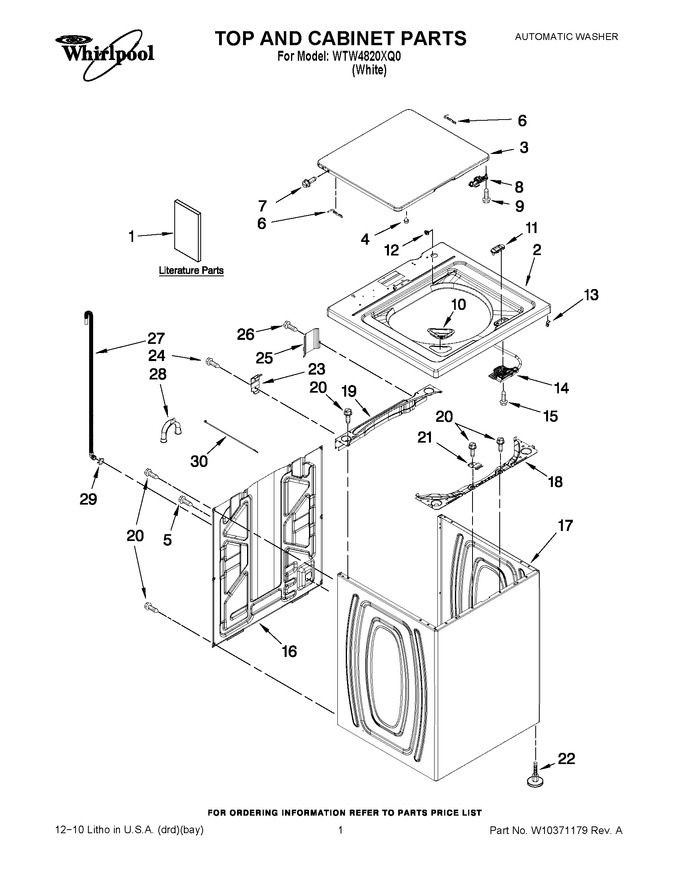 Diagram for WTW4820XQ0