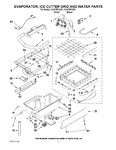 Diagram for 02 - Evaporator, Ice Cutter Grid And Water Parts