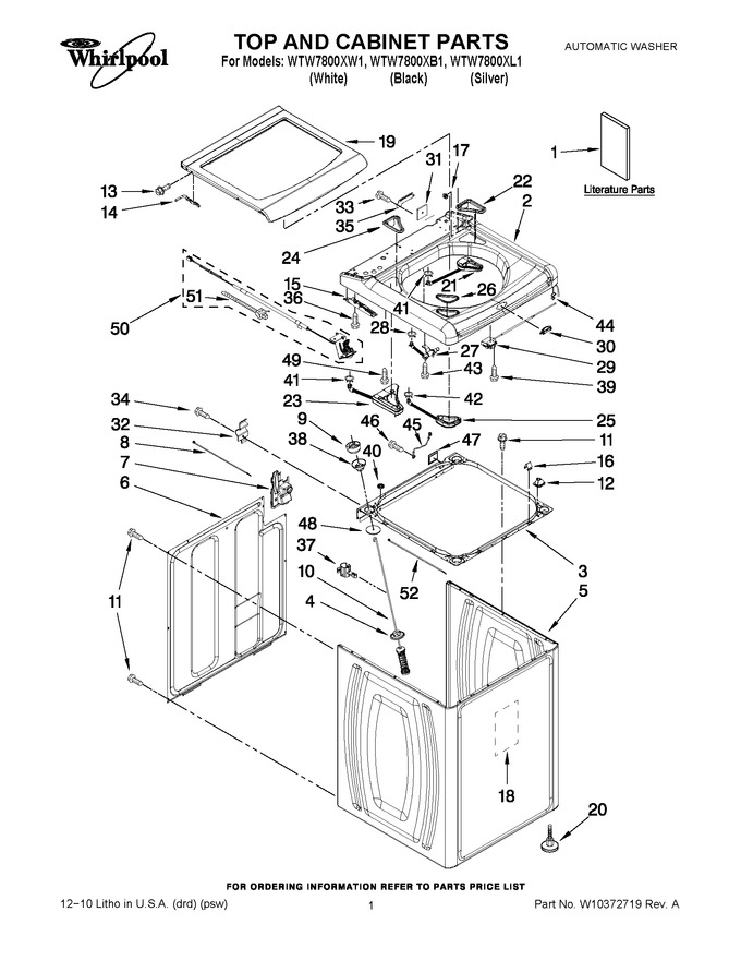 Diagram for WTW7800XB1