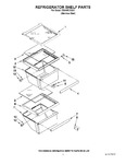 Diagram for 03 - Refrigerator Shelf Parts