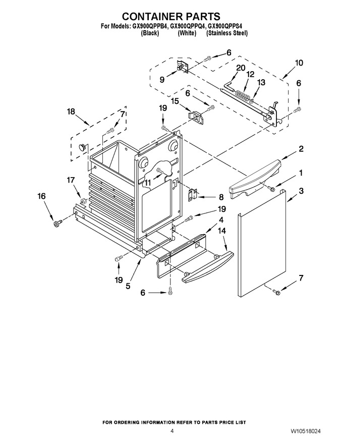 Diagram for GX900QPPQ4