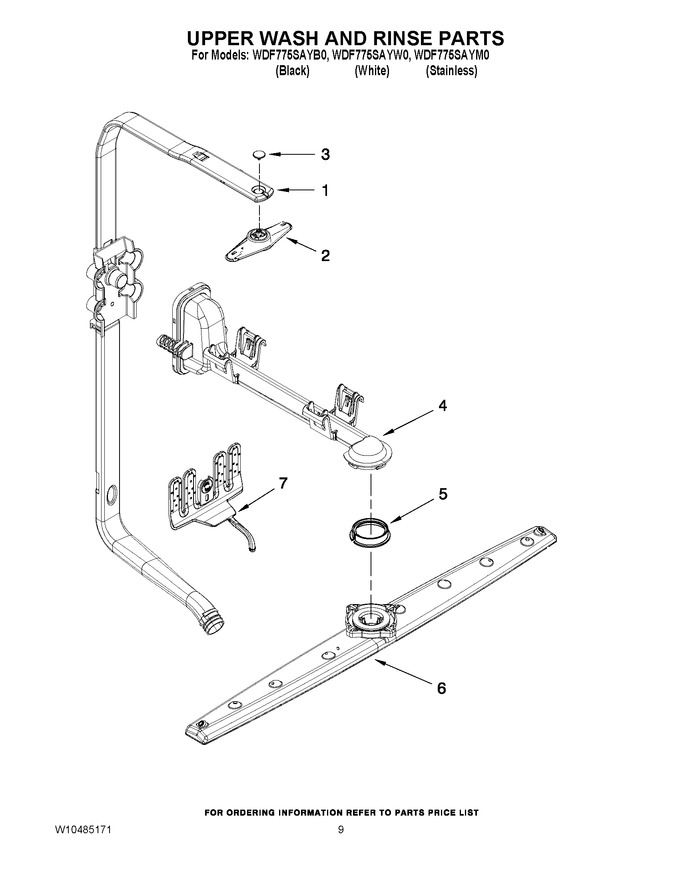 Diagram for WDF775SAYW0