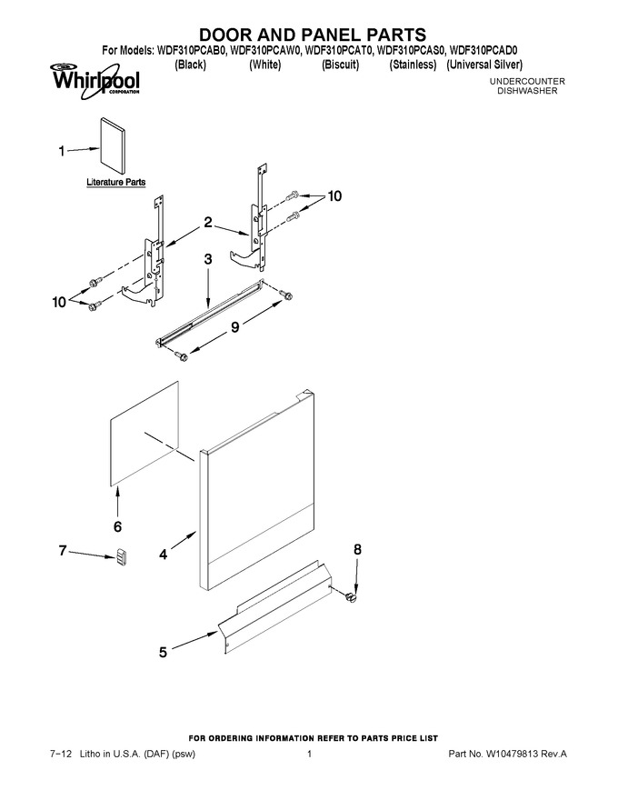 Diagram for WDF310PCAD0