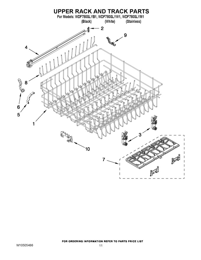 Diagram for WDF780SLYB1