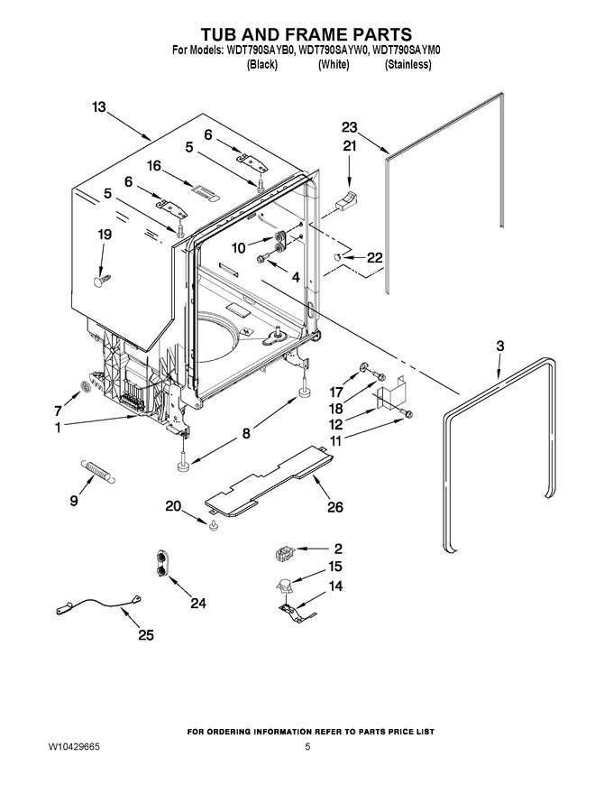 Diagram for WDT790SAYM0