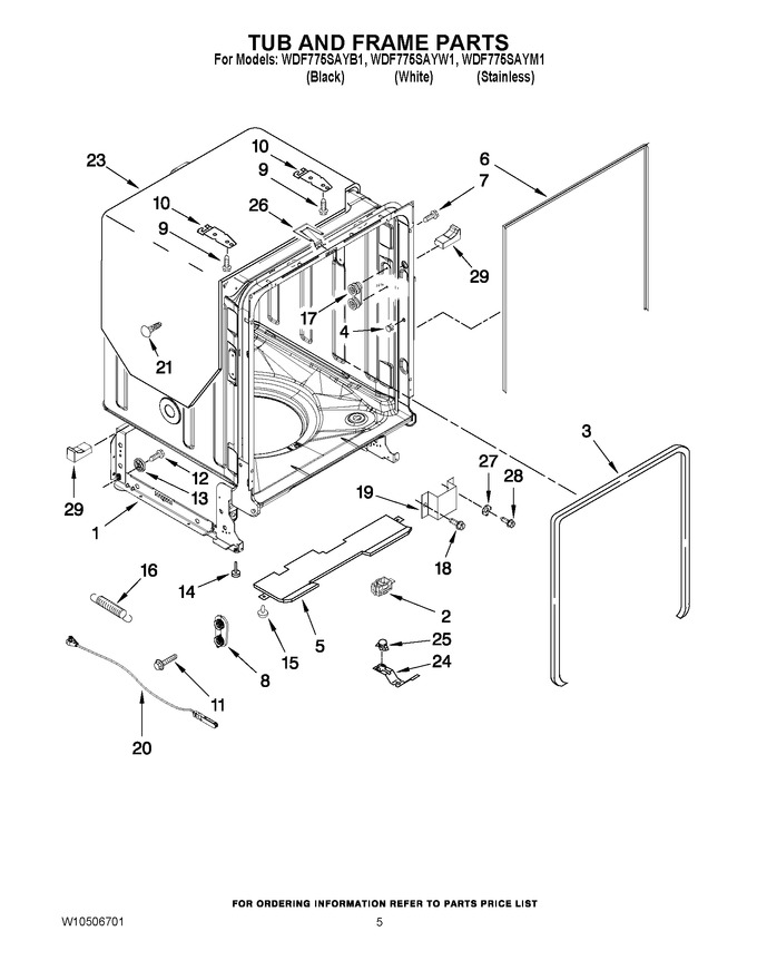 Diagram for WDF775SAYB1