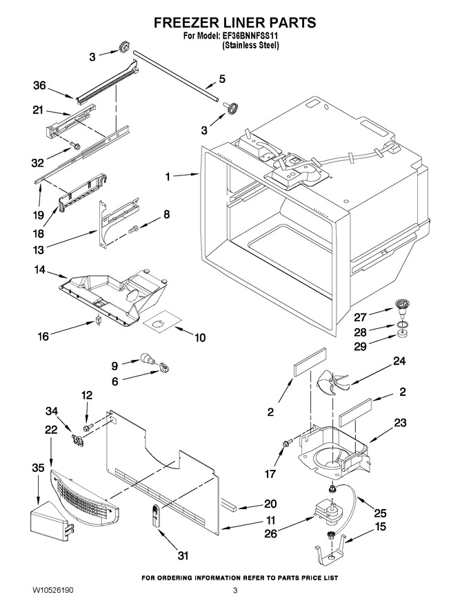 Diagram for EF36BNNFSS11