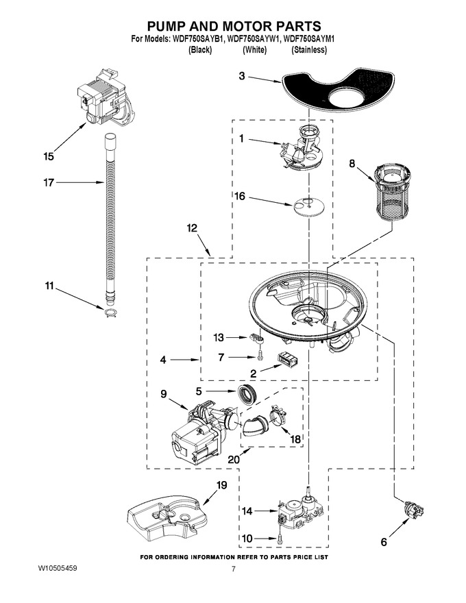 Diagram for WDF750SAYM1