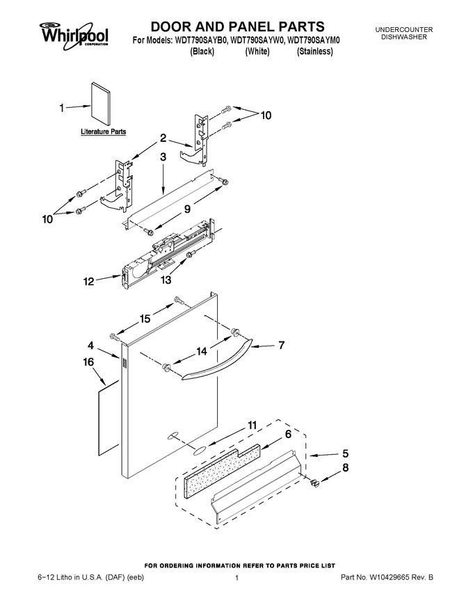 Diagram for WDT790SAYM0
