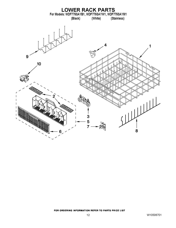 Diagram for WDF775SAYW1