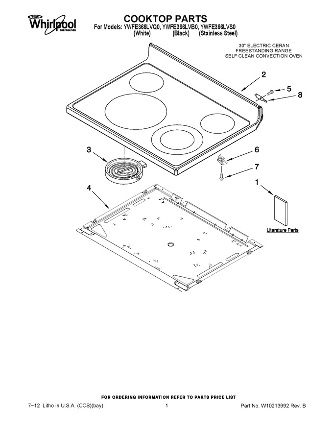 Diagram for YWFE366LVB0