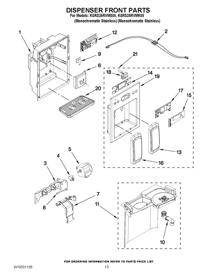 Diagram for KSRS25RVMS05