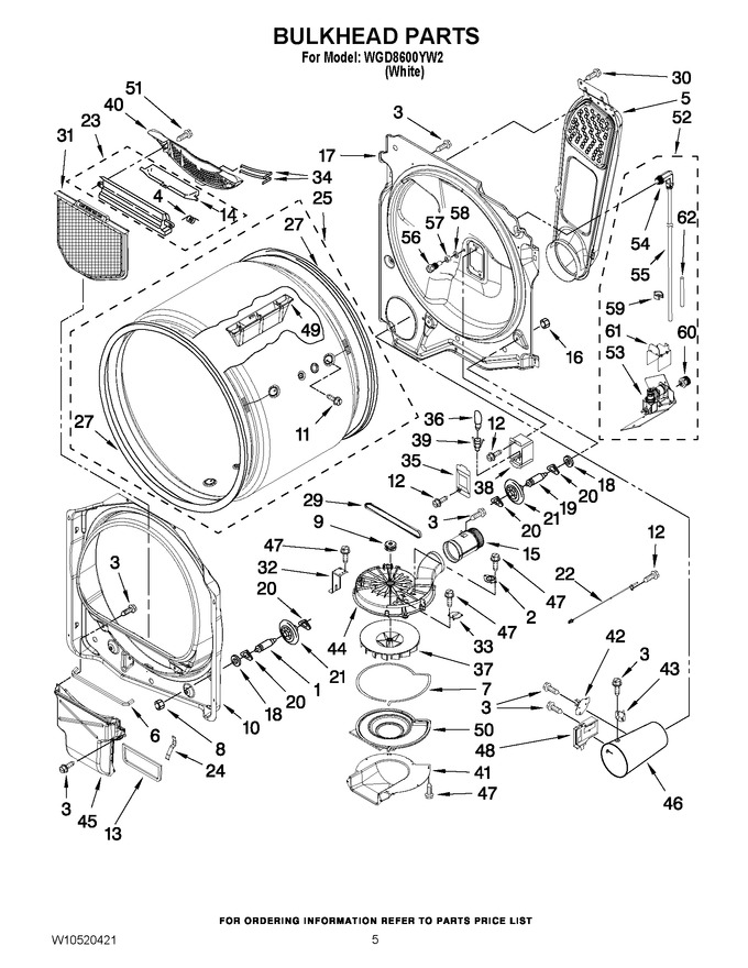 Diagram for WGD8600YW2