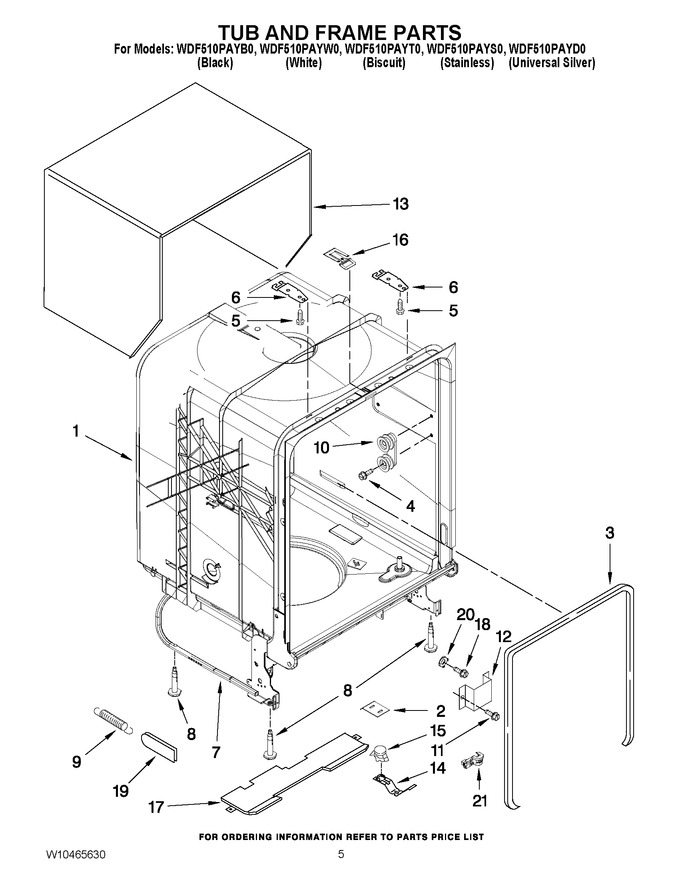 Diagram for WDF510PAYS0