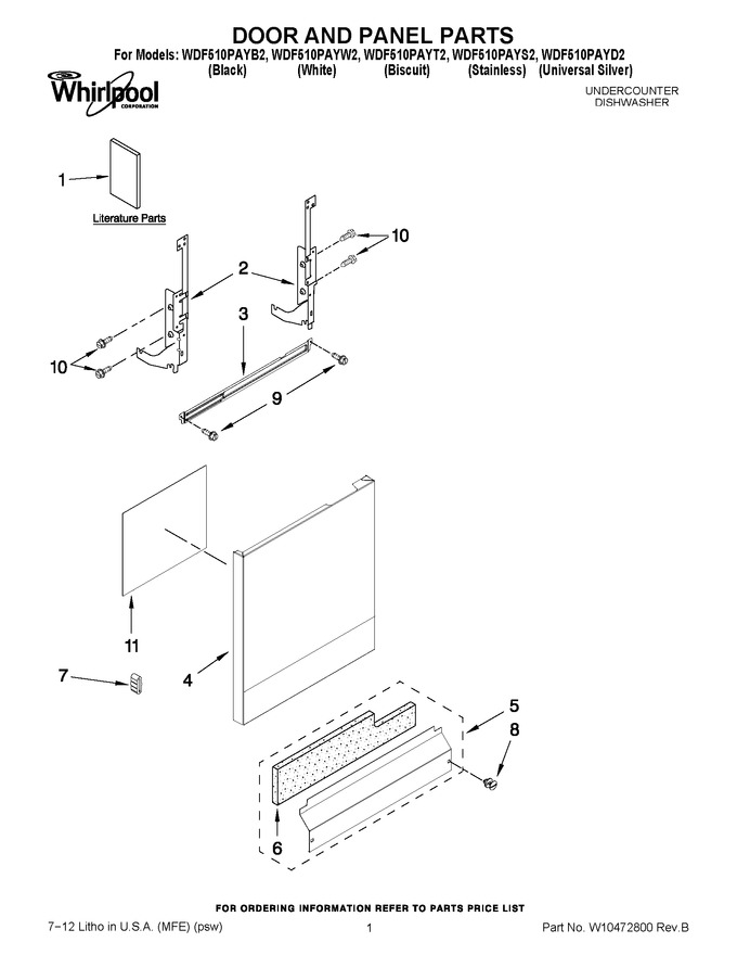 Diagram for WDF510PAYB2