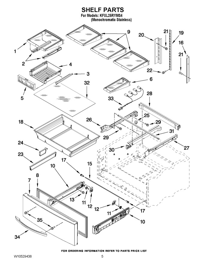 Diagram for KFXL25RYMS4