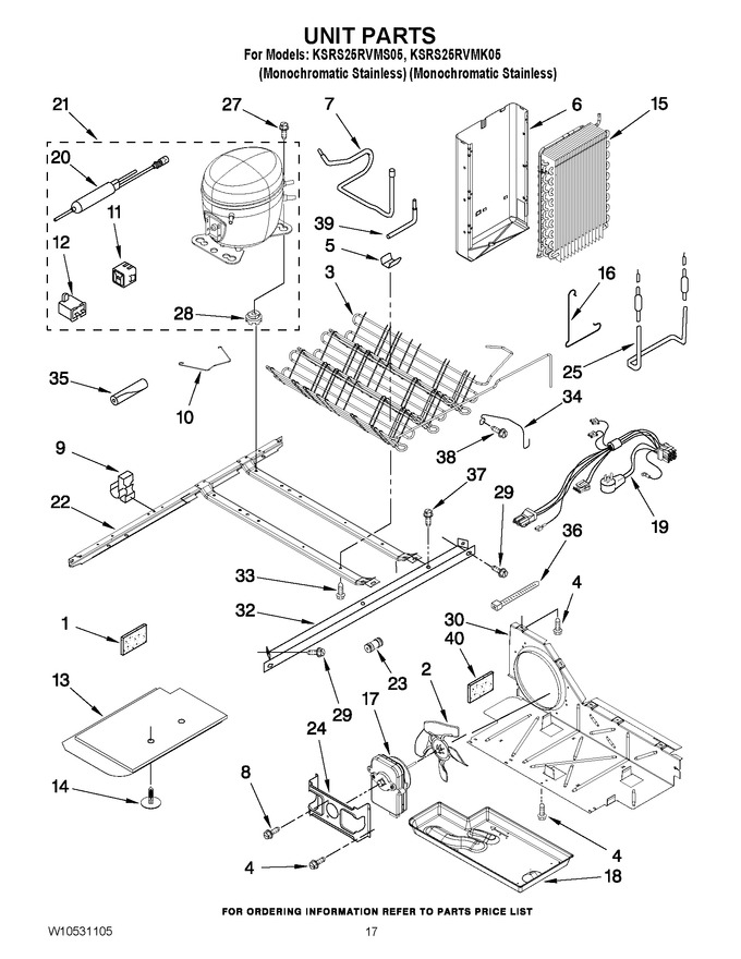 Diagram for KSRS25RVMS05