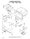 Diagram for 06 - Freezer Liner Parts