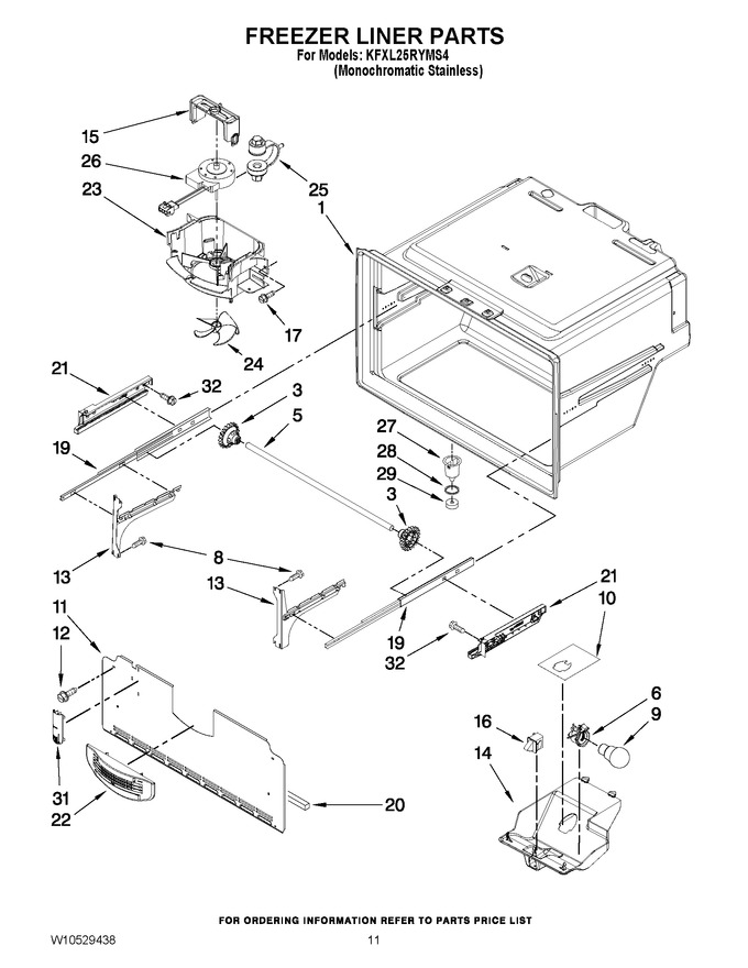 Diagram for KFXL25RYMS4
