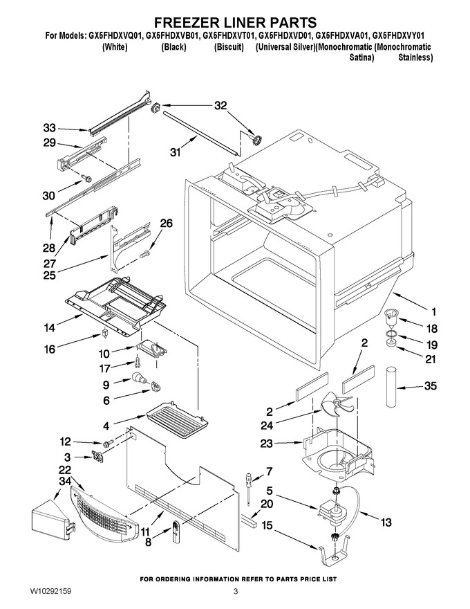 Diagram for GX5FHDXVQ01