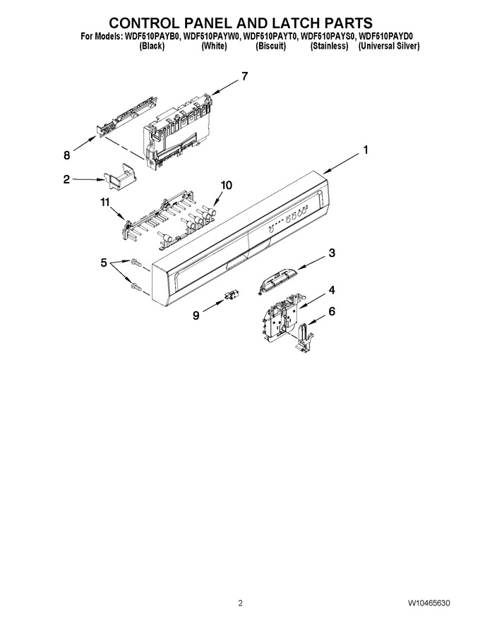 Diagram for WDF510PAYS0
