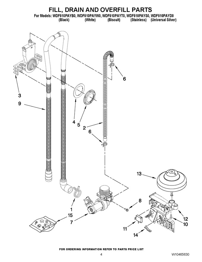 Diagram for WDF510PAYW0