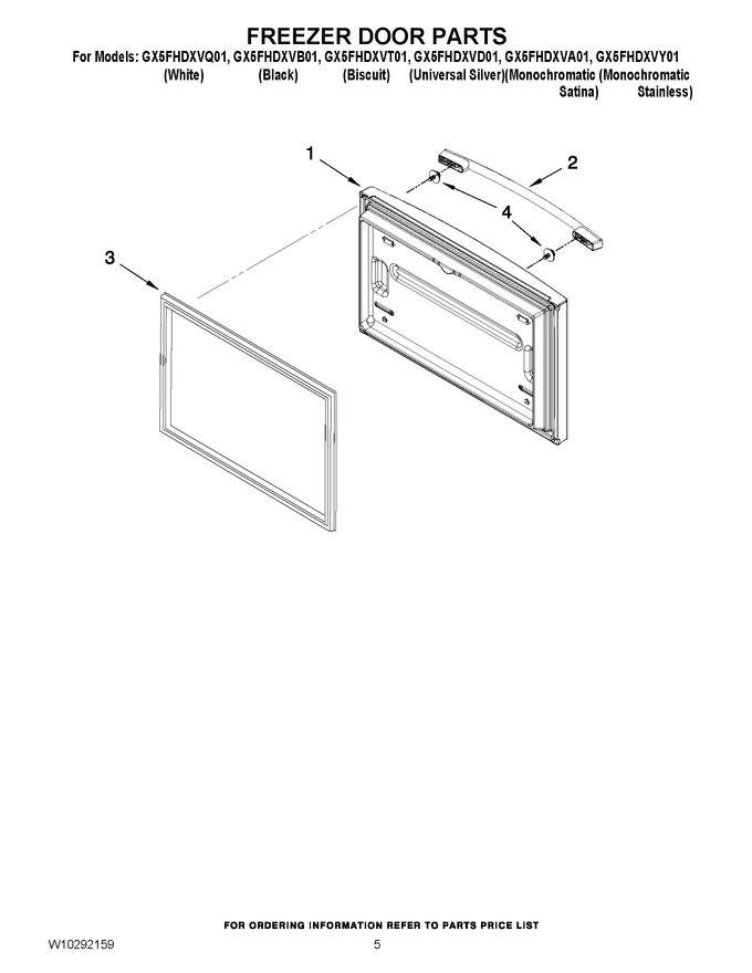Diagram for GX5FHDXVB01