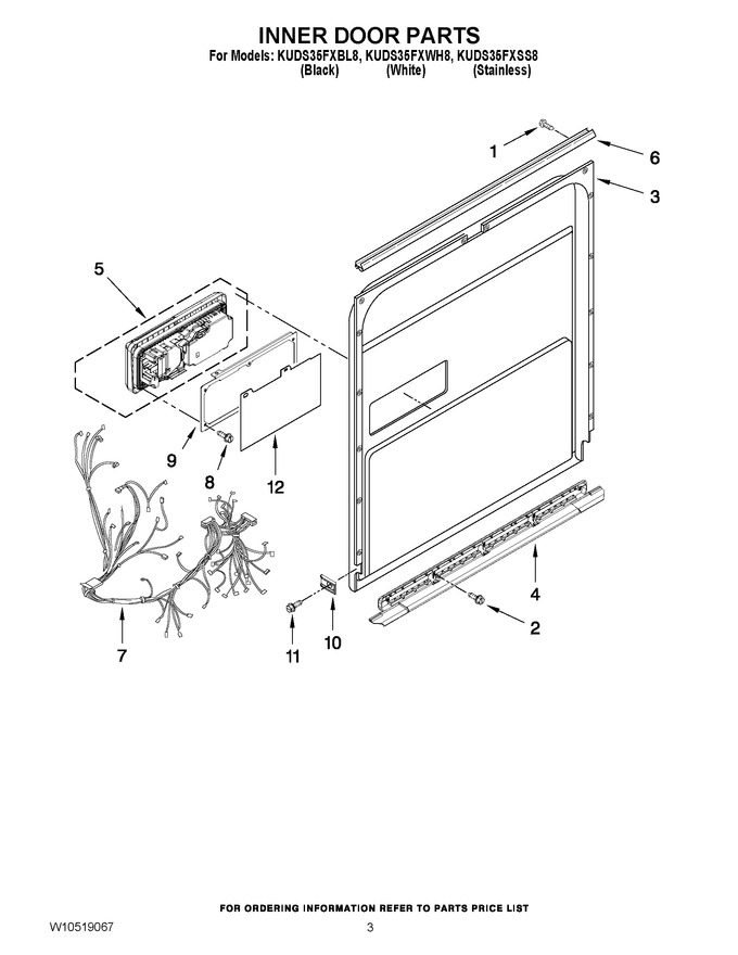 Diagram for KUDS35FXSS8