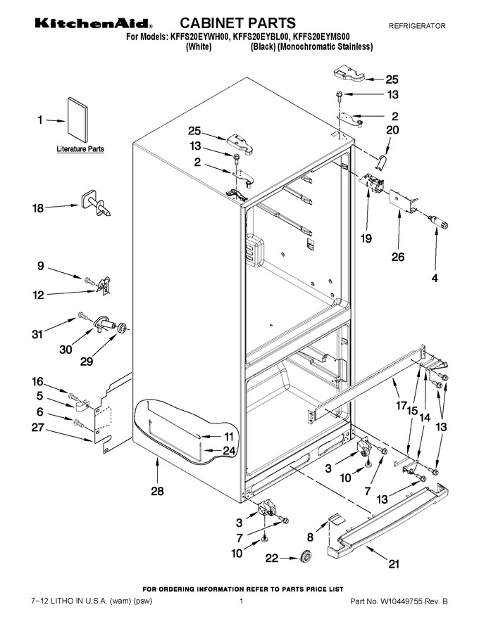 Diagram for KFFS20EYBL00