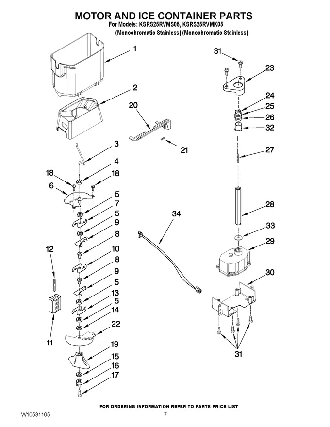 Diagram for KSRS25RVMS05