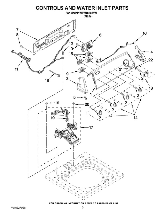 Diagram for WTW4880AW1