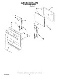 Diagram for 02 - Oven Door Parts