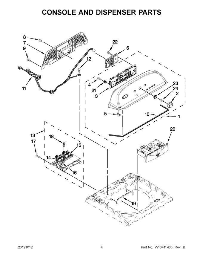 Diagram for WTW5640XW1