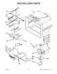 Diagram for 02 - Freezer Liner Parts