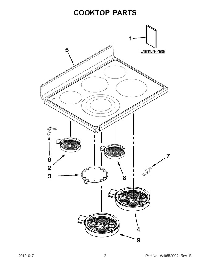 Diagram for KERS505XWH03