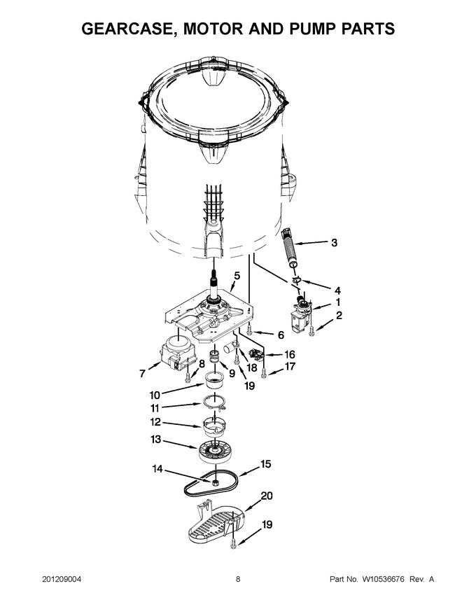 Diagram for WTW4910XQ3