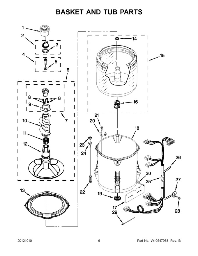 Diagram for 7MWTW1604AW1