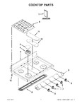 Diagram for 01 - Cooktop Parts