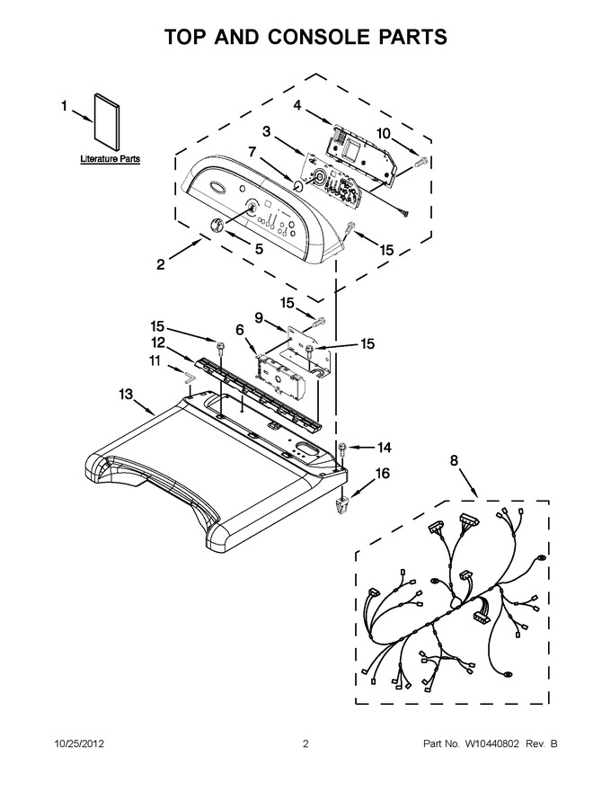 Diagram for WGD8800YC0