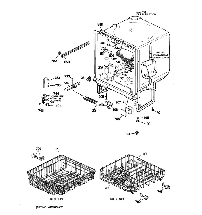 Diagram for GSD680X-68WW
