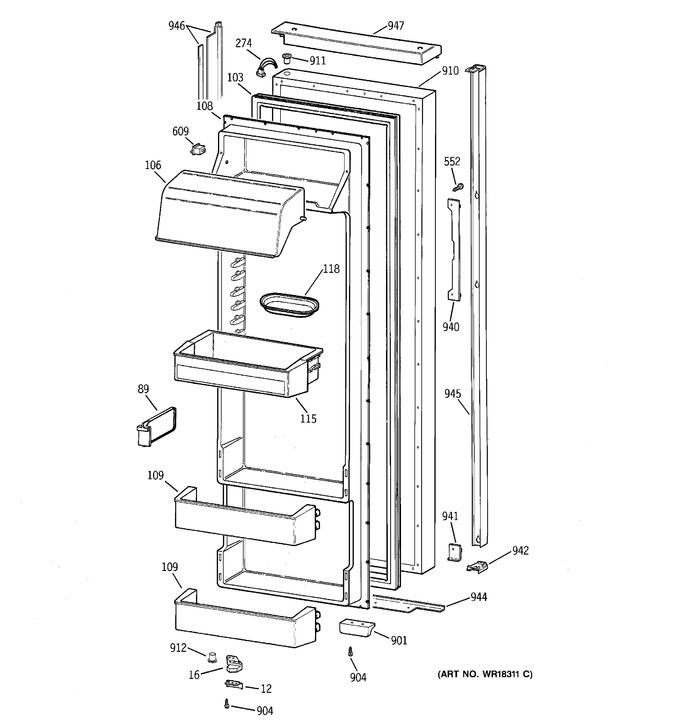 Diagram for TPX24BPZBWW
