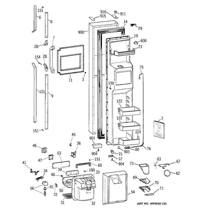 Diagram for TFX28PPZCAA