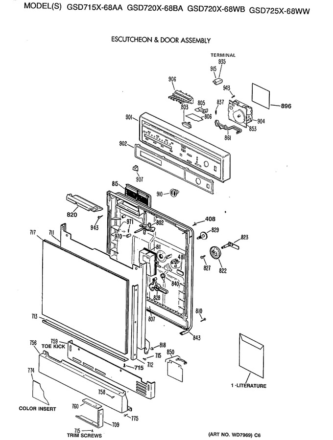 Diagram for GSD700X-68BA